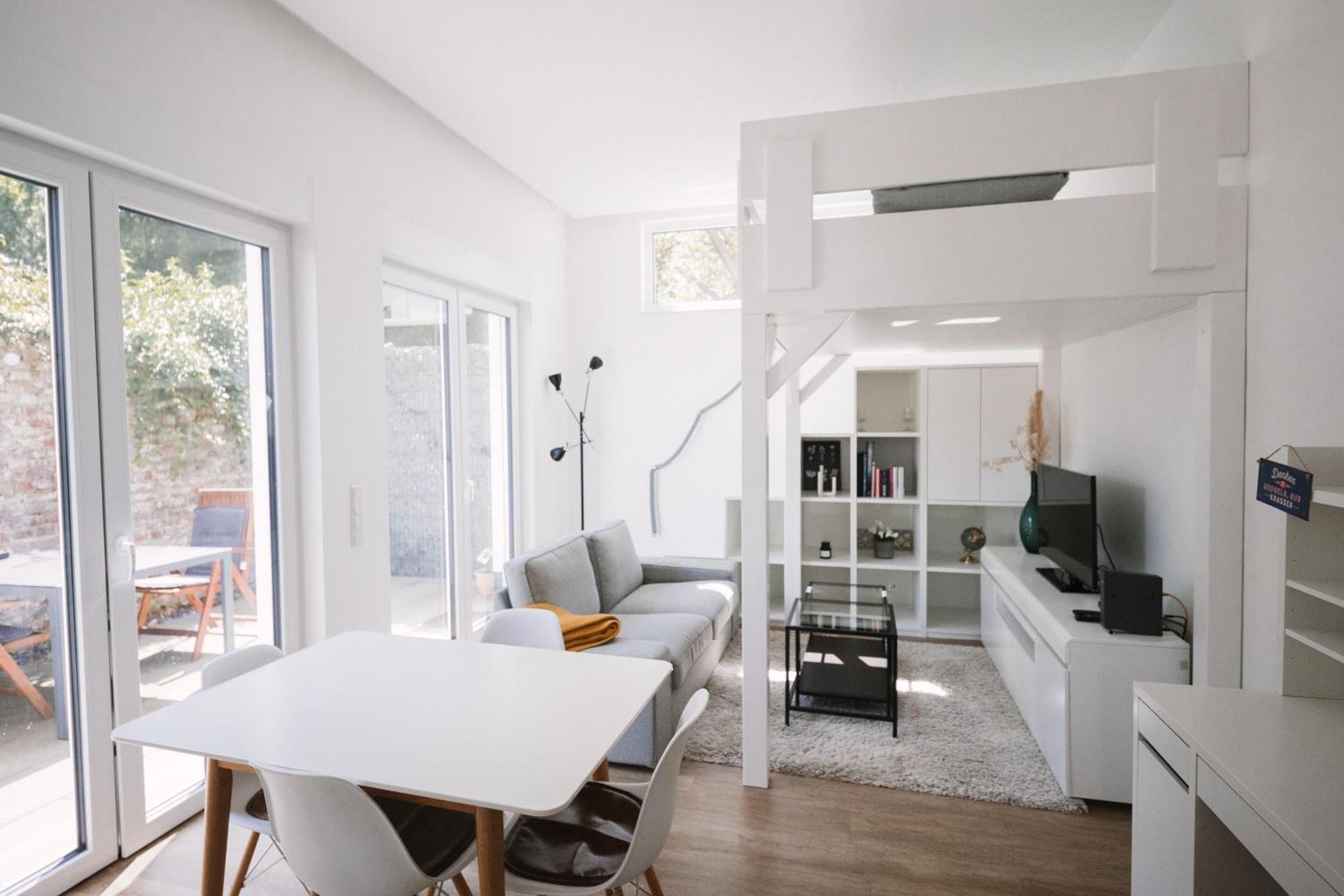 Schoene, Moderne Wohnung Mit Grosszuegiger Terasse Essen Luaran gambar