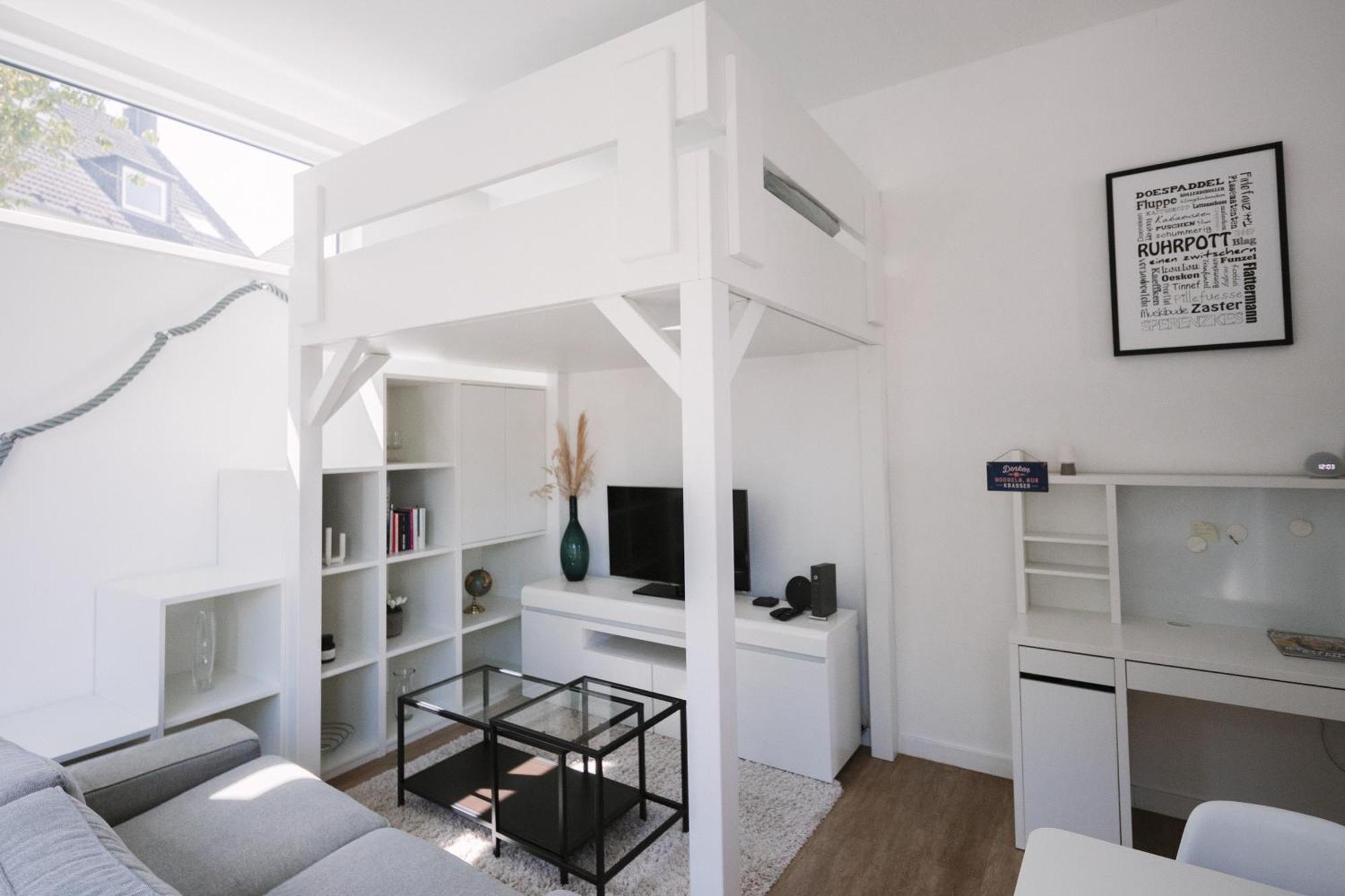 Schoene, Moderne Wohnung Mit Grosszuegiger Terasse Essen Luaran gambar