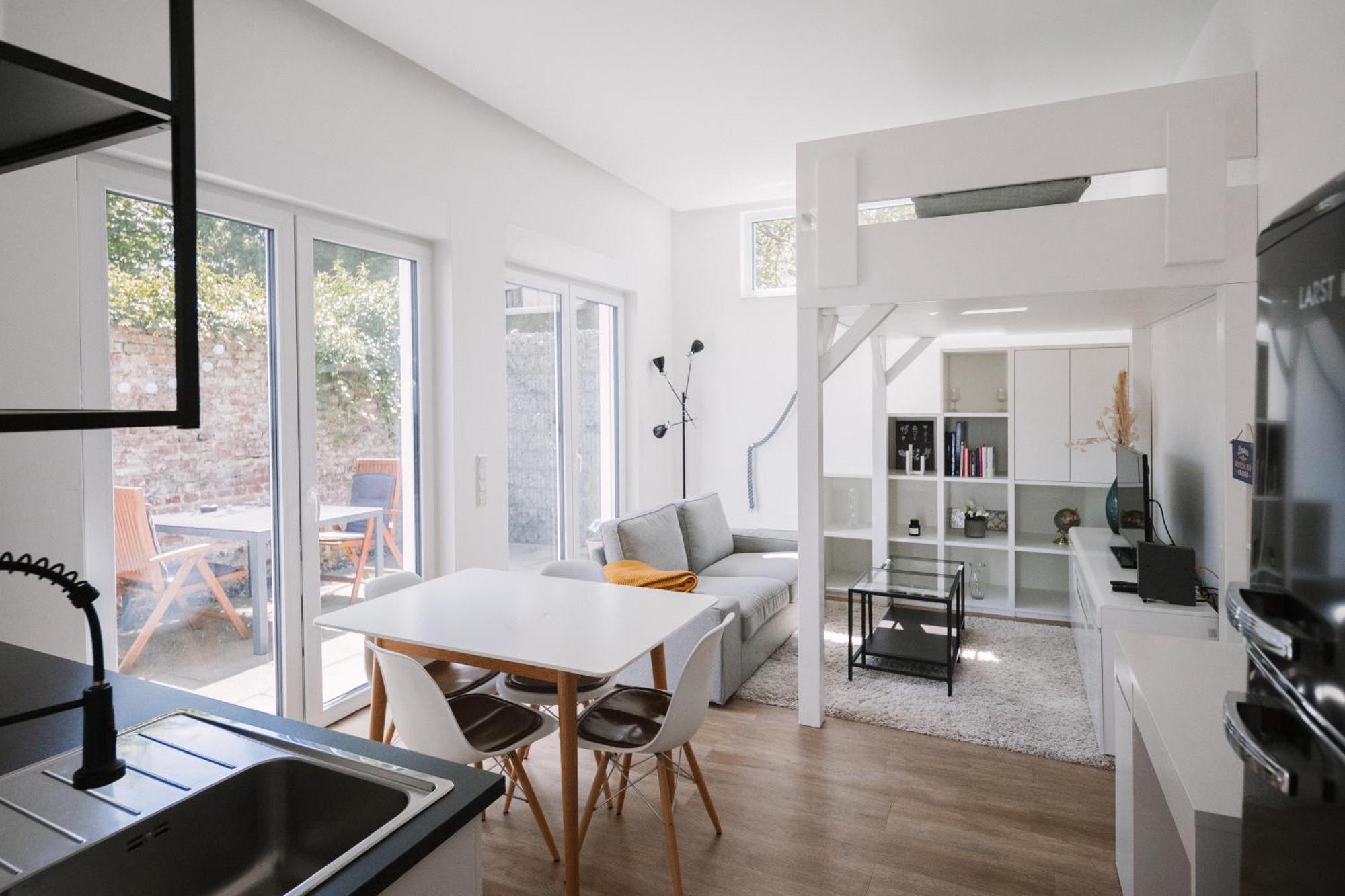 Schoene, Moderne Wohnung Mit Grosszuegiger Terasse Essen Luaran gambar